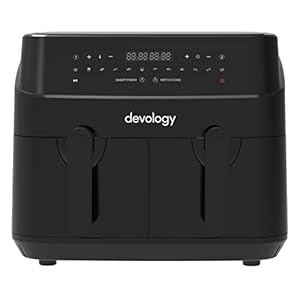 Devology Double Air Fryer – 9L – ...