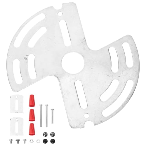 Ipetboom Soporte de Montaje para Lámpara de Araña de Hierro Set de Soporte Colgante Redondo de 87g Accesorio para Lámparas de Techo Adecuado para Sala de Estar y Oficina