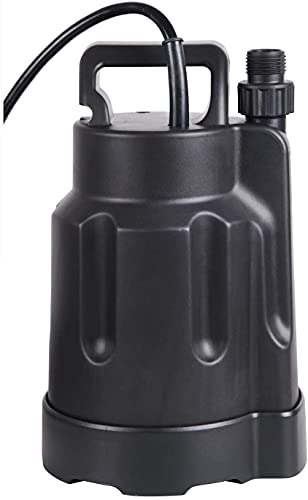 Image of Trupow 1 /4 HP 1850GPH Electric Submersible Utility Water Pump Pond Home Garden Swimming Pool Pump for Clean Water