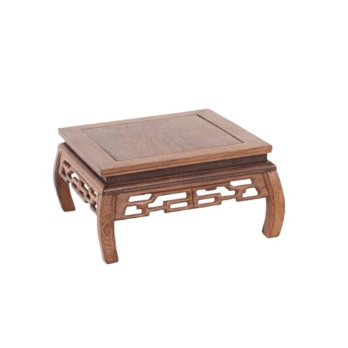 AFGFGHES Soporte para Bonsáis Base De Adorno Artesanal, Base De Maceta, Soporte De Madera Base De Madera
