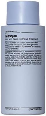 J Beverly Hills Blue Hair Mask with Eucalyptus Oil for Scalp Treatment, 12 Oz