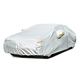 Bache Voiture, 210D Housse Voiture Exterieur avec Revêtement Imperméable en PU Housses pour Auto...