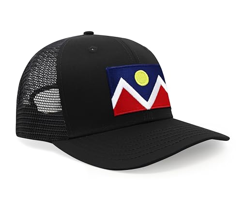 Image of International Tie City Hat for Men and Women, Adjustable Snapback Trucker Baseball Cap with Embroidered Patch