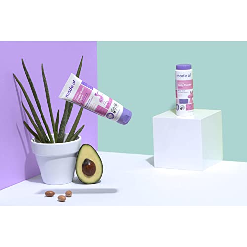 Made Of Organic Baby Powder - Organic Corn Starch Baby Powder For Sensitive Skin - Nsf Organic Certified - Made In Usa - 3.4Oz #TOP5