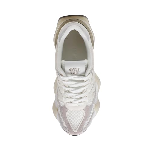 Steve Madden Women's Sebi Sneaker, White Multi, 8