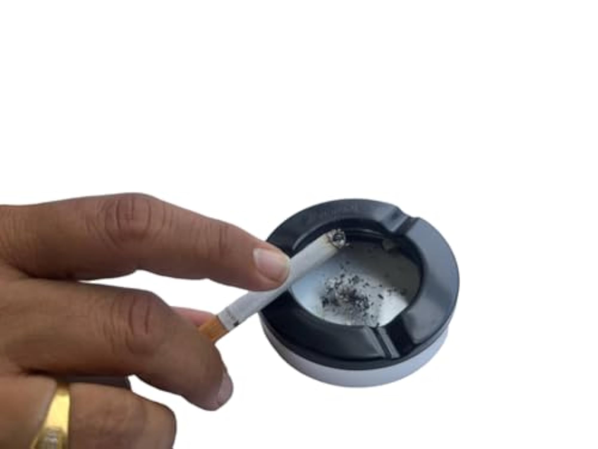 Glass Crystal Ashtray for Indoor Use, Stylish Design