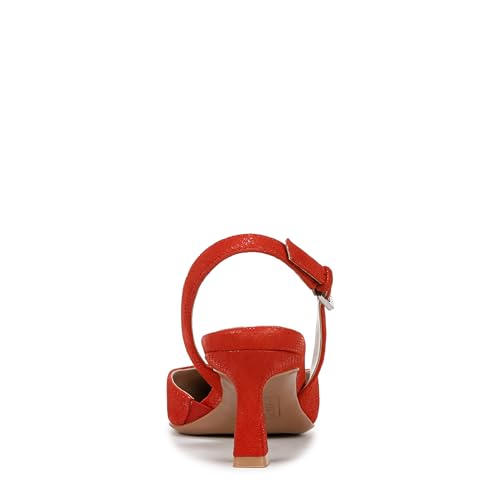 Naturalizer Womens Dalary Pump Red Suede Textured 10 W3