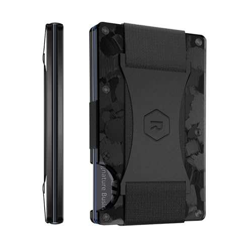 The Ridge Forged Carbon Wallet Ultraleicht RFID Blocking Wallet Carbon Cash Strap Modern