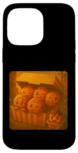 Basketball Cute Kawaii Funny Fast Food X}zP[X iPhone 14 Pro Max p