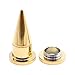 OAMIROMIA New 2026 2Pcs Stainless Spike Ear Plug Expander Stretchers Taper Tunnel Gauges 2 In 1 Screw Earring Piercing Body Jewelry Fashion Trendy Accessories Creative Gift