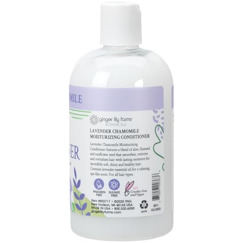 Image of Ginger Lily Farms Botanicals Conditioner, 12oz, Lavender Chamomile