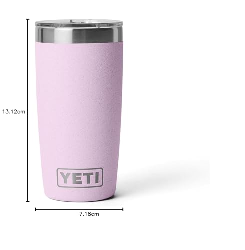 Image of YETI Rambler Tumbler, Vaccum Insulated Stainless Steel Tumbler with Magslider Lid, Cherry Blossom, 10 oz (295 ml)