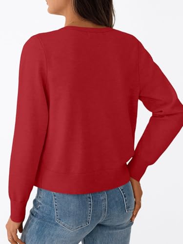 Image of Trendy Queen Lightweight Cardigan Sweaters for Women 2026 | Soft Knit Button-Down, Classic Fit Open-Front Layering Piece for Fall, Winter & Office Wear