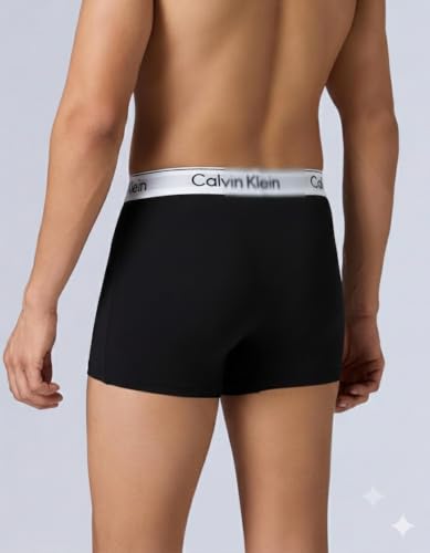 Buy GIIG CK Presents Plain Strechable Cotton Modal Underwear for Men (Black) Pack of 2,3 |Trending Underwear | Ultrasoft & Comfortable (in, Alpha, M, Regular, 2, Black) at Amazon.in - Image 3