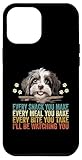 custodia per iphone 15 pro max ogni spuntino che prepari è divertente, papà, mamma, cane havanese