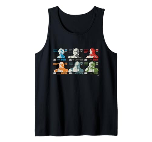 Camiseta de tirantes Star Wars The Bad Batch ideal para el verano y gimnasio