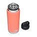 YETI Rambler 36 oz Bottle, Vacuum Insulated, Stainless Steel with Chug Cap, Coral