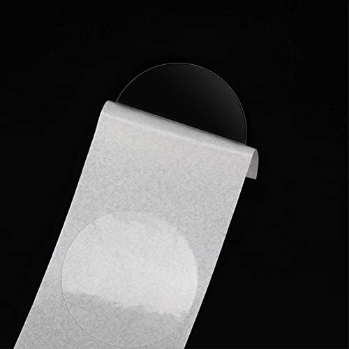 500 PCS Retail Package Seals, 1 Inch Clear Seal Labels Adhesive