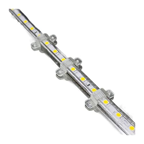 Clips pour ruban LED 5050 et pontets de fixation avec vis