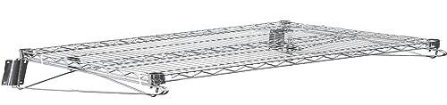 Express KitchQuip Heavy Duty Chrome Wire Storage Wall Shelf |