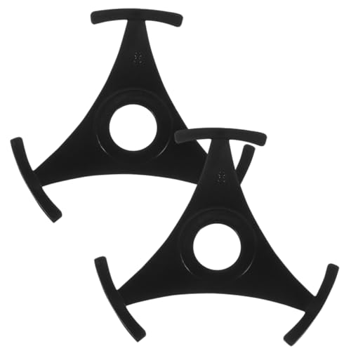 CAXUSD 2pièces Adaptateur Triangle pour Disques Vinyles Accessoire De Platine Compatible avec Tous Les Lecteurs Vinyles Installation Facile Et Durable Design Antidérapant
