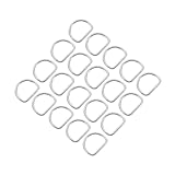 Tofficu 50 piezas Hebillas de Anillo D Metálico para Bolsos Diseño Forma D Accesorios Duraderos para Fabricación y Reparación de Bolsas Compatible con Correas y Tejidos