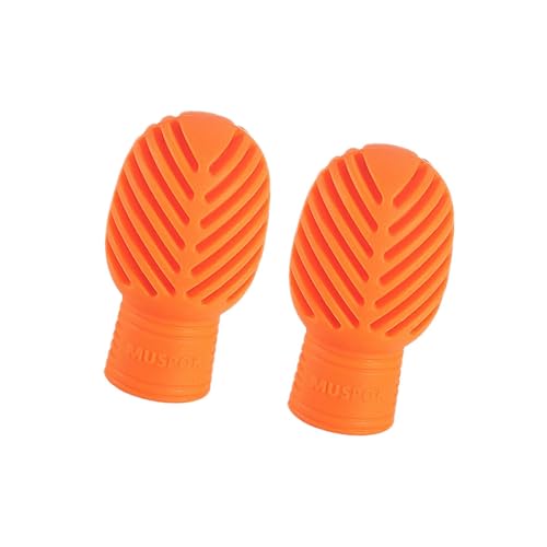 Garende Drumstick Mute Set for Enhanced Drumming Experience, Orange