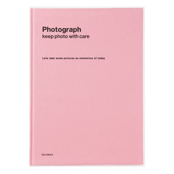 Amazon.co.jp: デルフォニックス PDフォトアルバムベーシックA4 ピンク