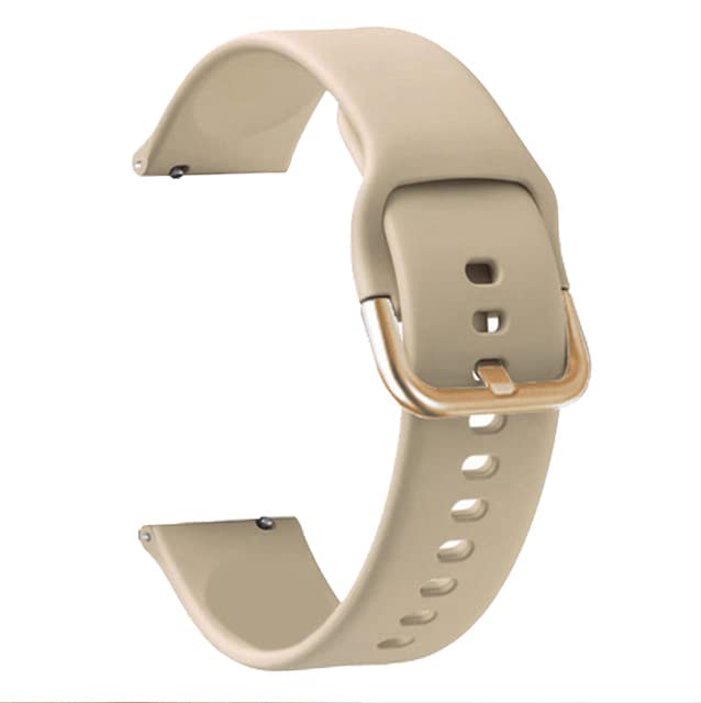 Bracelet de montre en silicone souple 20mm pour éviter les irritations sport