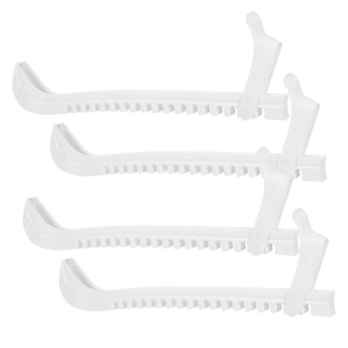 Toddmomy 2Pairs Adjustable Ice Skate Guards Buckles Durable Protective Covers for Hockey and Figure Skates Easy to Use for Adults for Indoor and Outdoor Skating