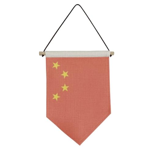 Drapeau national de la Chine en toile suspendue de 90x150 cm pour décoration murale