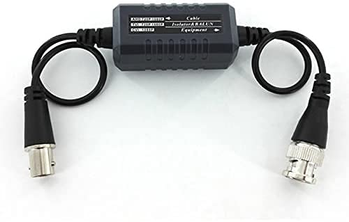 Kenuco Hd-Tvi/Hd-Cvi/Ahd/Analog Cvbs Passive Coaxial Video Ground Loop Isolator Built-In Video Balun For Cctv Cameras - Pack Of 2 #TOP1