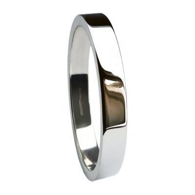 Bague de mariage profil plat lourd 2.5mm : fini les alliances déformées