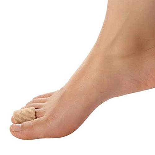 2 Stück 2 * 15cm Soft Exklusiv Silikon Zehenschutz Schlauchbandage Druckschutz Zehen Schutz