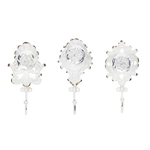 SOFFEE DESIGN Set of 3 Vintage Coat Hooks Rustic Wall Mount Multi Purpose Hooks Hanging Metal Rack Farmhouse Decoration