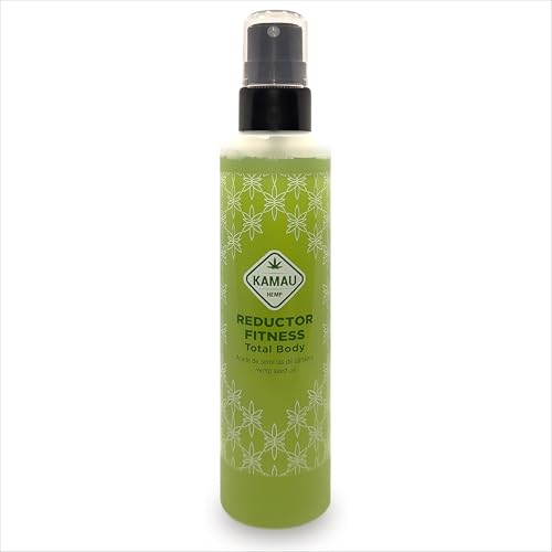 Ayuda a reducir la Grasa y Celulitis con un estilo de vida saludable - Spray Corporal KAMAU 200 ml - Hidratante con Aceite de Semillas de Cáñamo, Anís Verde y Boj - Antioxidante y Reafirmante
