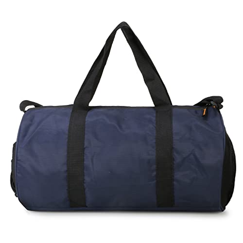 Image of Gym Duffle Bag Travel Duffle Bag Sports Bag with Separate Shoes Pocket for Unisex (Navy Blue)