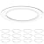 Sunco 12 Pack Goof Rings for Recessed Light Fixture Living Room Can Light Goof Trim Ring, Outer Diameter 8.6-inch, Inner Diameter 6.2-inch, Matte Finish, Flush Mount, 5-6 Inch, White