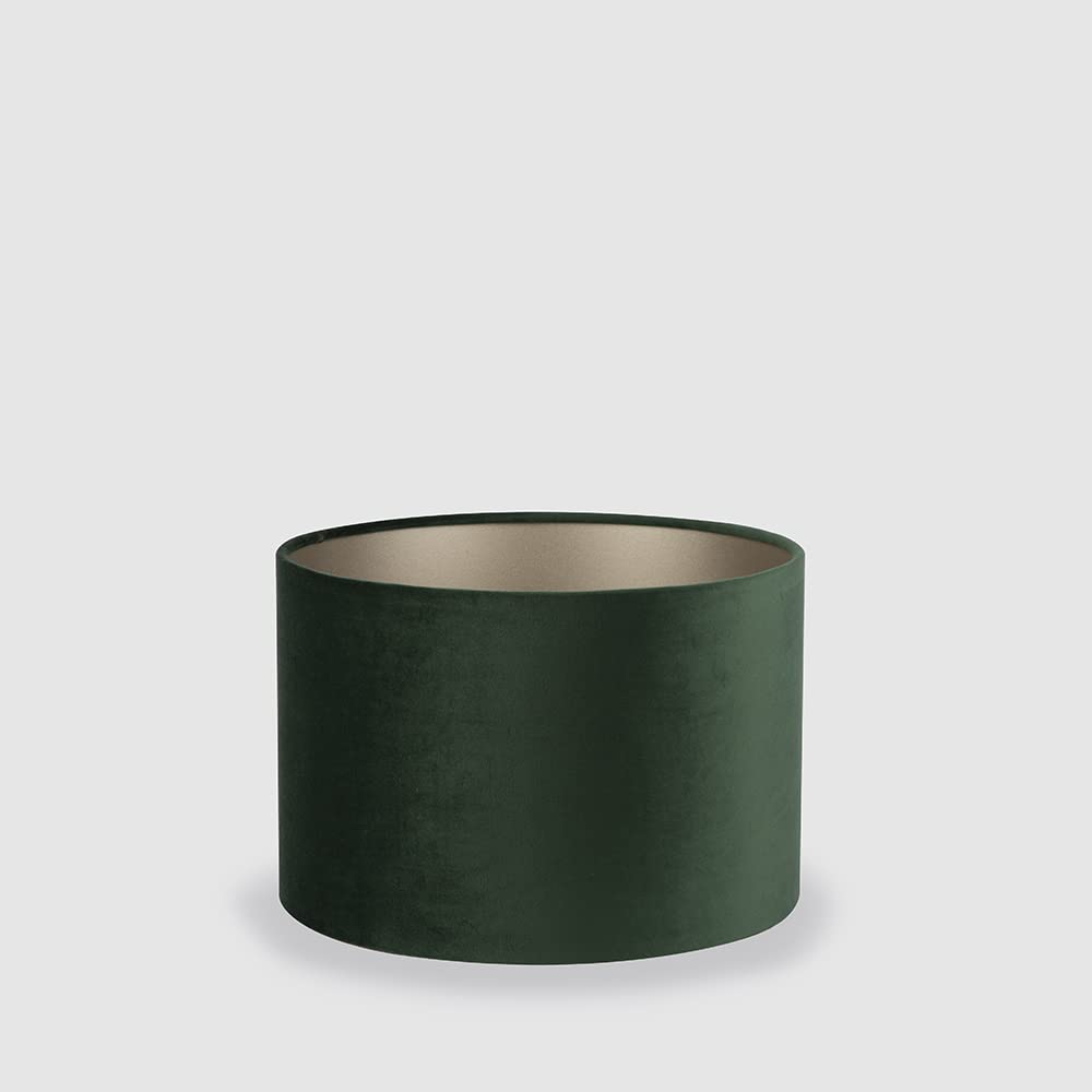 Uniqq Paralume in velluto verde scuro Ø 40 cm – 30 cm di altezza