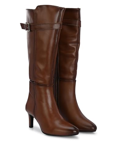 Image of Delize Women Vegan Leather Chelsea Knee Boots 64733