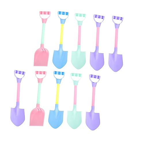 Holibanna 10 Boys and Girls Shovels for Digging Snow Shovels Winter Removal Tool Pp Material Great for Outdoor Fun Random