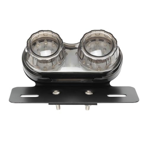Feux arrière moto à LED intégré avec support de plaque d'immatriculation pour customisation