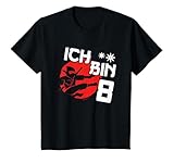 Ich bin 8 Tshirt Junge & Ich bin 8 Shirt Mädchen