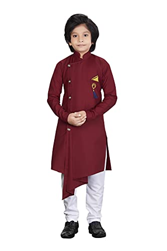 Image of FELIZ THE DESIGNER STUDIO Kids Boys Kurta with Pyjama Set