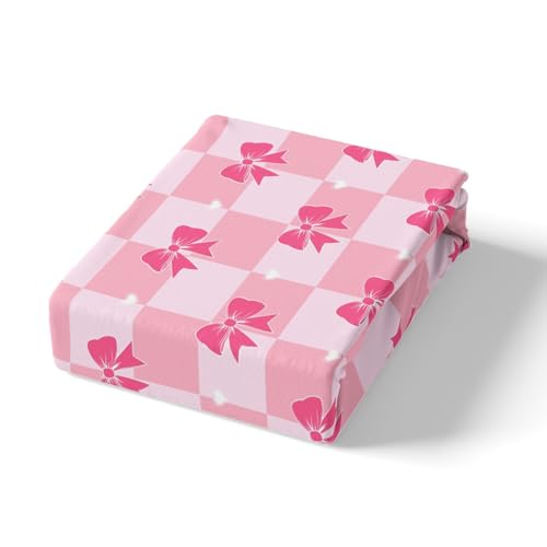 Housse de lit avec 2 taies d'oreiller rose pour un couchage d'enfant confortable et sain