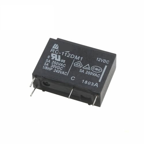 Relé RC-112DM1 de 12V y 5A de 4 pines sustituto de G5NB-1A-E 4