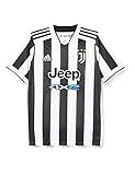 adidas Jungen Home 21/22 Juventus T-Shirt, Weiss Schwarz, 10 Jahre