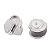 Aexit 3mm-8mm Thickness Fall Protection Adjustable Screw Round End Glass Clip Clamp Bracket Safety Clips Support 2pcs