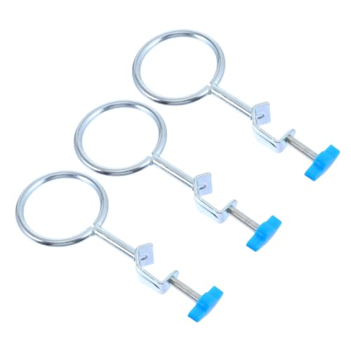 TOPPERFUN 3pcs Support Stand Clamps for Laboratory Use for Holding Beakers and Glassware Accessories for Classroom and Chemistry Experiments