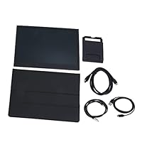 01 LCD-Bildschirm, 1280x800 Ultra HD-Auflösung 60° HD-Betrachtungswinkel Metallgehäuse Tragbarer Monitor zum Arbeiten zum Ansehen von Filmen zum Spielen von Spielen